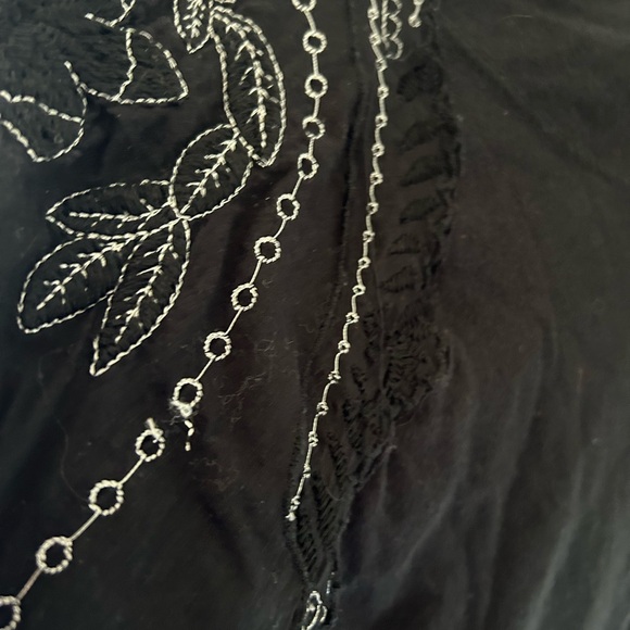 Free People adorablele baby doll black top in size medium - Picture 7 of 8